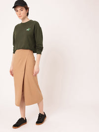 DressBerry Cotton Terry Relaxed Fit Sweatshirt