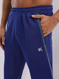 HRX by Hrithik Roshan Men Mid-Rise Rapid-Dry Fit Running Track Pants with Side Slits