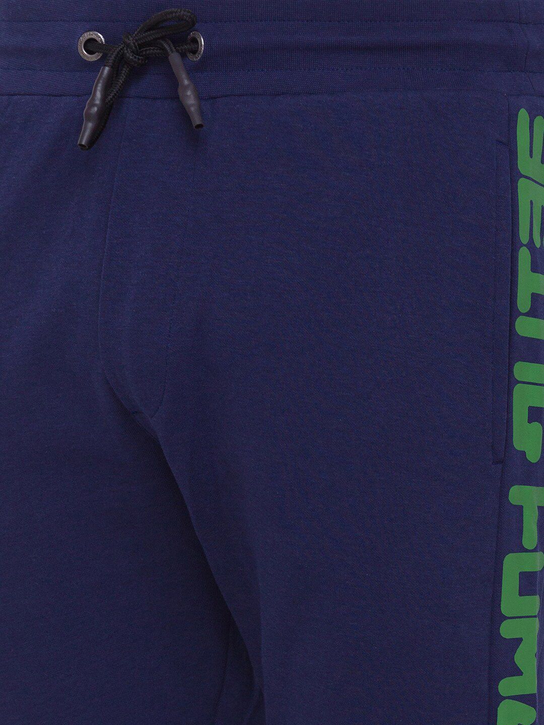 Being Human Men Navy Blue Solid Joggers
