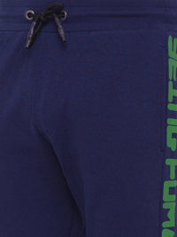 Being Human Men Navy Blue Solid Joggers