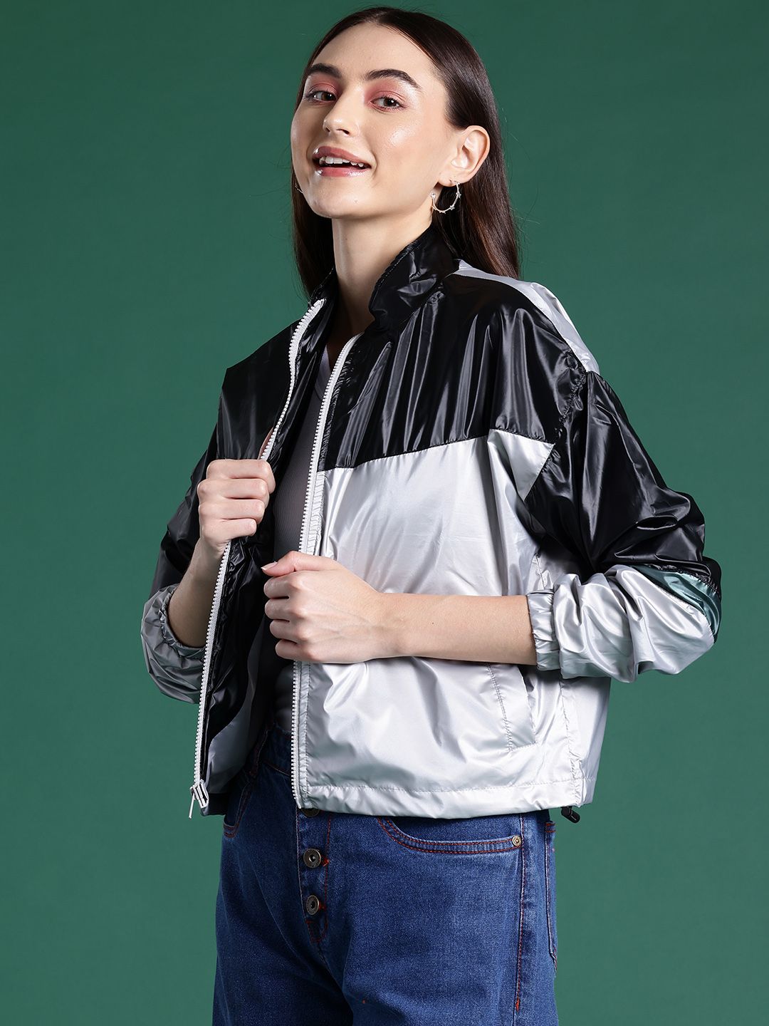 DressBerry Colourblocked Tailored Jacket