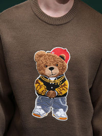 HIGHLANDER Men Embellished Round Neck Sweater