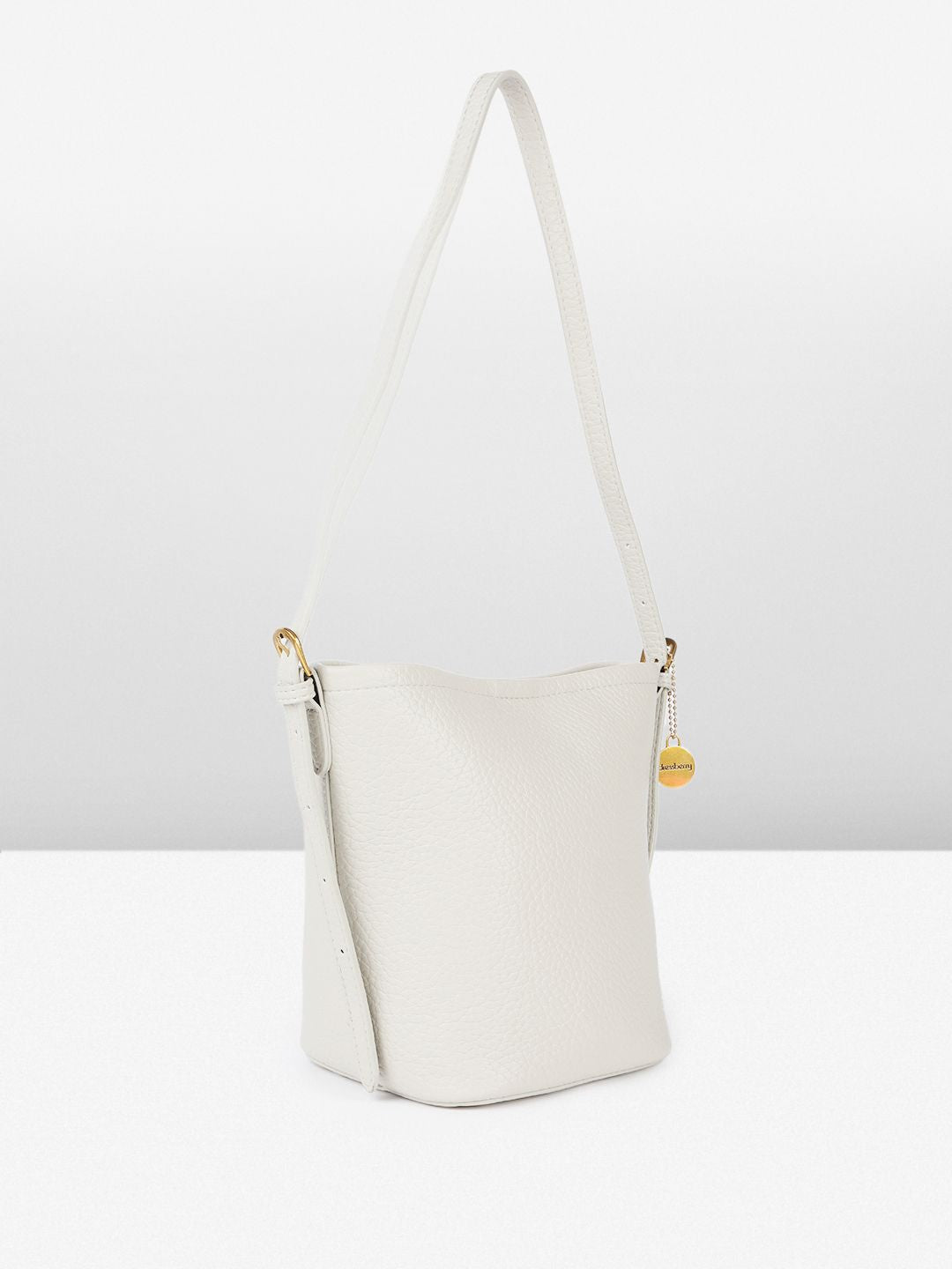 DressBerry Textured Structured Shoulder Bag with Pouch