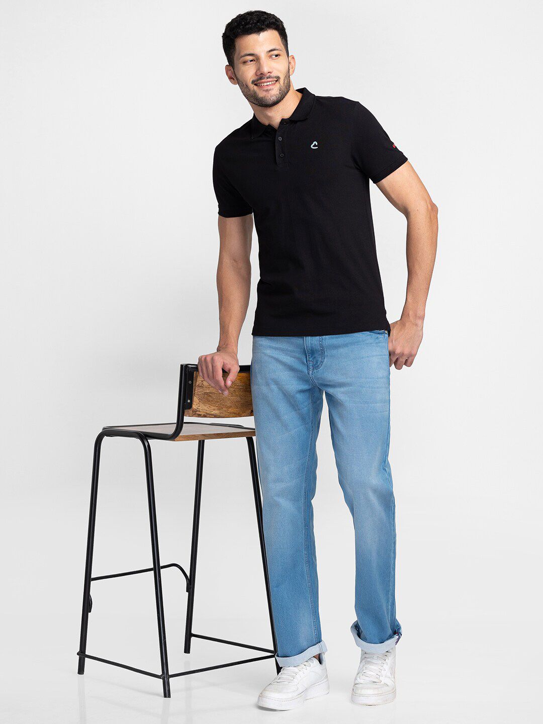 Being Human Polo Collar Cotton T-shirt