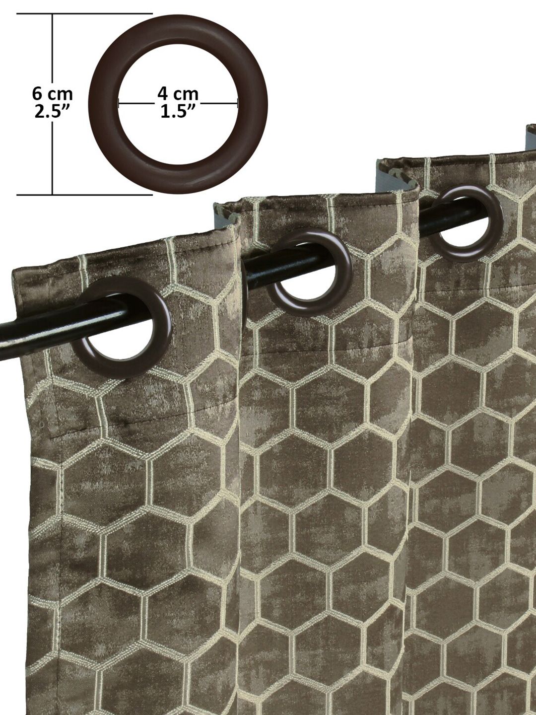 Story@Home Jacquard 400 GSM 9 feet 1 U Long Door Curtain