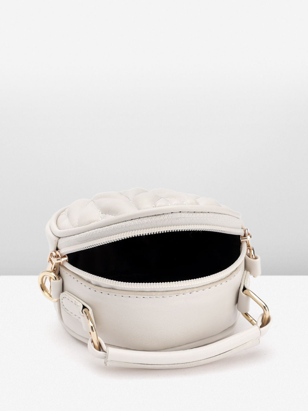 DressBerry Quilted Handheld Bag with Detachable Sling Strap