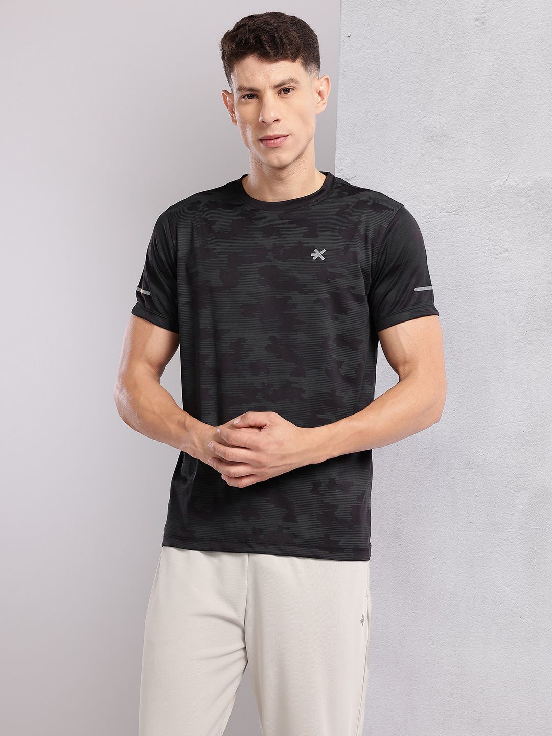 HRX by Hrithik Roshan Rapid-Dry Relaxed Fit Training T-shirt