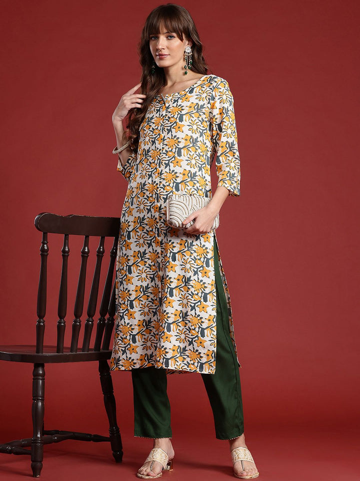 Anouk Floral Printed Kurta