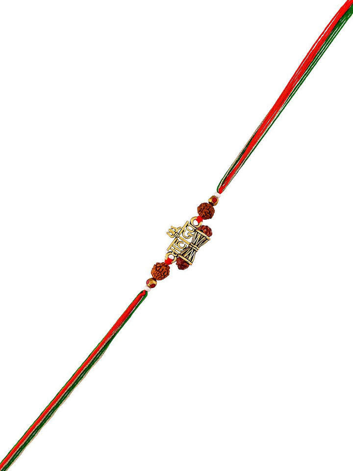 Voylla Men Lord Shiva Damru Motif Thread Rakhi