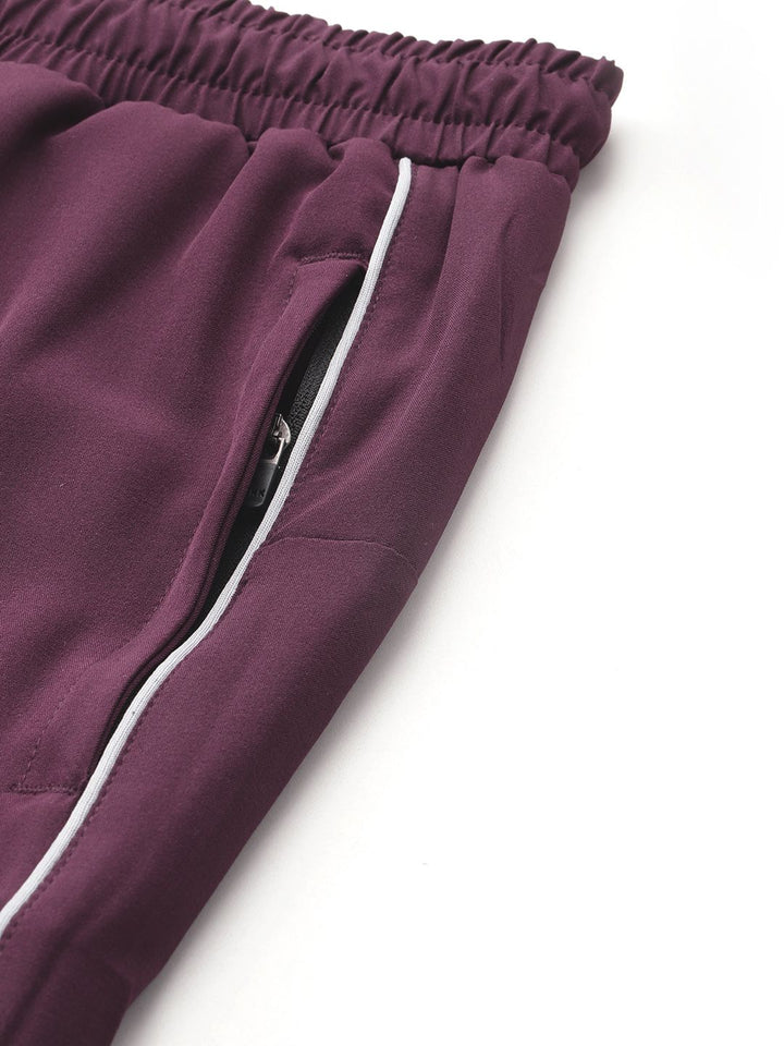 HRX by Hrithik Roshan Men Rapid-Dry Running Track Pants with Toggle-Hem
