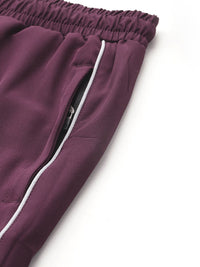 HRX by Hrithik Roshan Men Rapid-Dry Running Track Pants with Toggle-Hem