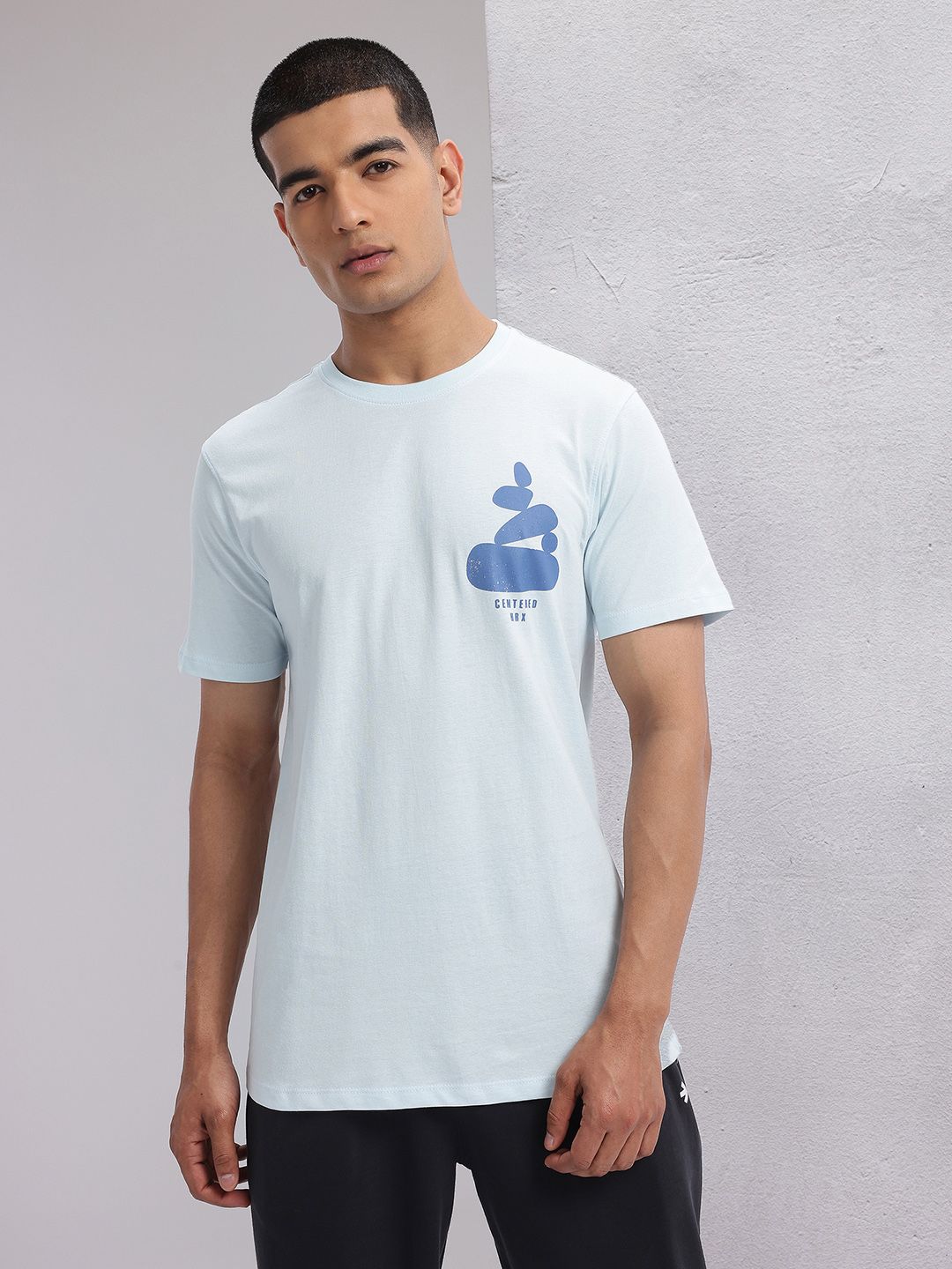 HRX by Hrithik Roshan Pure Cotton Yoga T-shirt