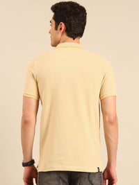 Being Human Polo Collar Pure Cotton T-shirt with Welt Pocket