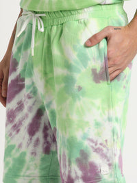 THE BEAR HOUSE Men Tie and Dye Pure Cotton Shorts