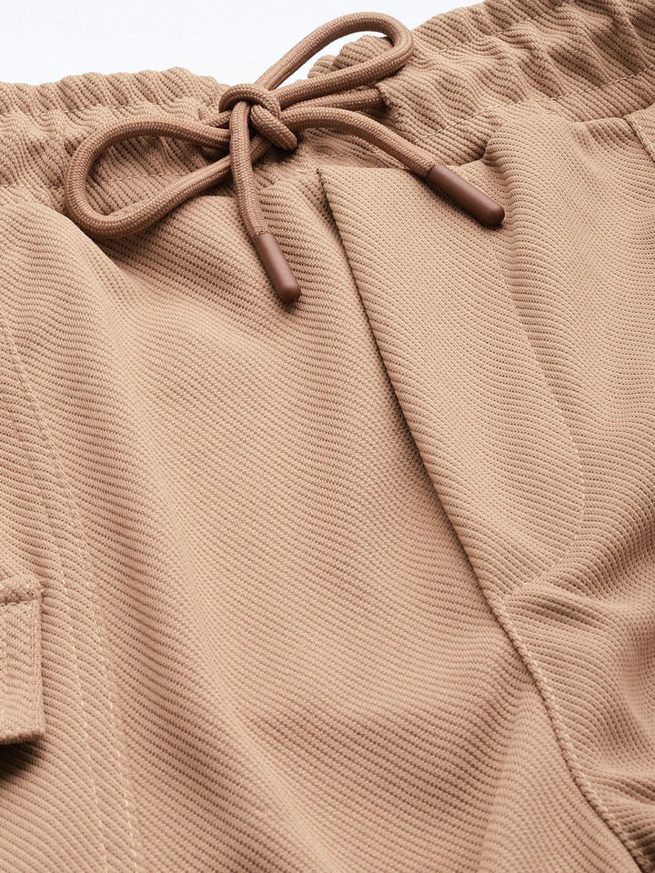 The Indian Garage Co. Men Relaxed Fit Cargo Joggers