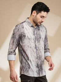 Being Human Men Slim Fit Opaque Printed Casual Shirt