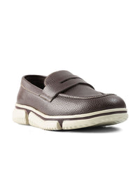 MONKSTORY Lelaki PU Slip-On Sneakers