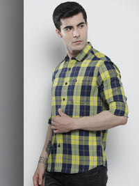 The Indian Garage Co Men Regular Fit Checked Casual Shirt
