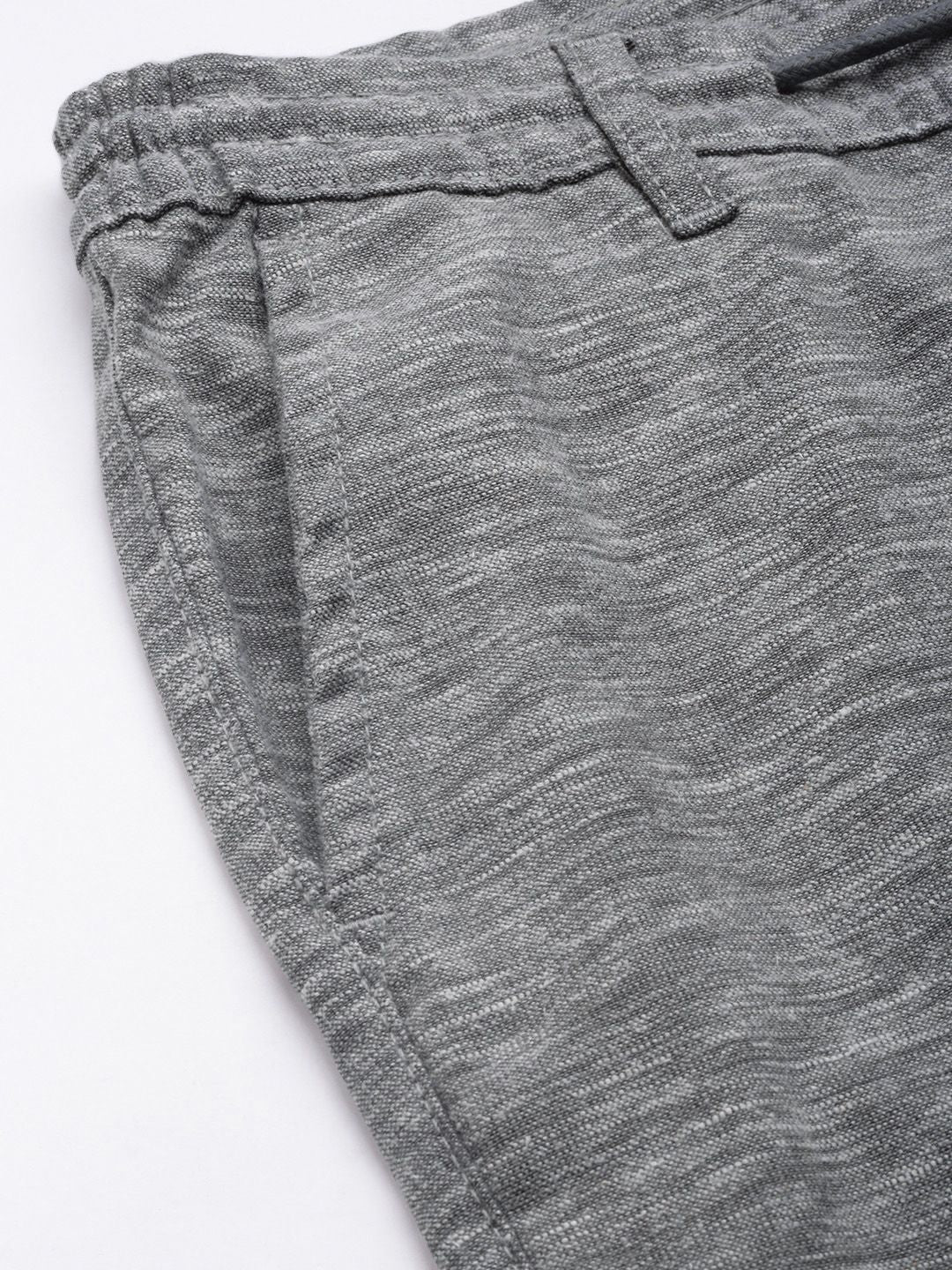 The Indian Garage Co Men Grey Joggers Trousers