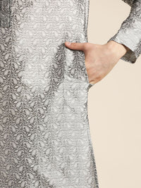 SOJANYA Paisley Silk Cotton Kurta