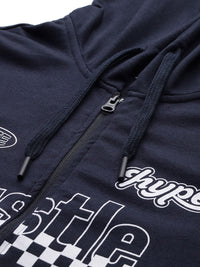 HRX by Hrithik Roshan Typography Moto Printed Hooded Sweatshirt