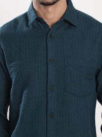 Bene Kleed Regular Fit Textured Casual Shirt