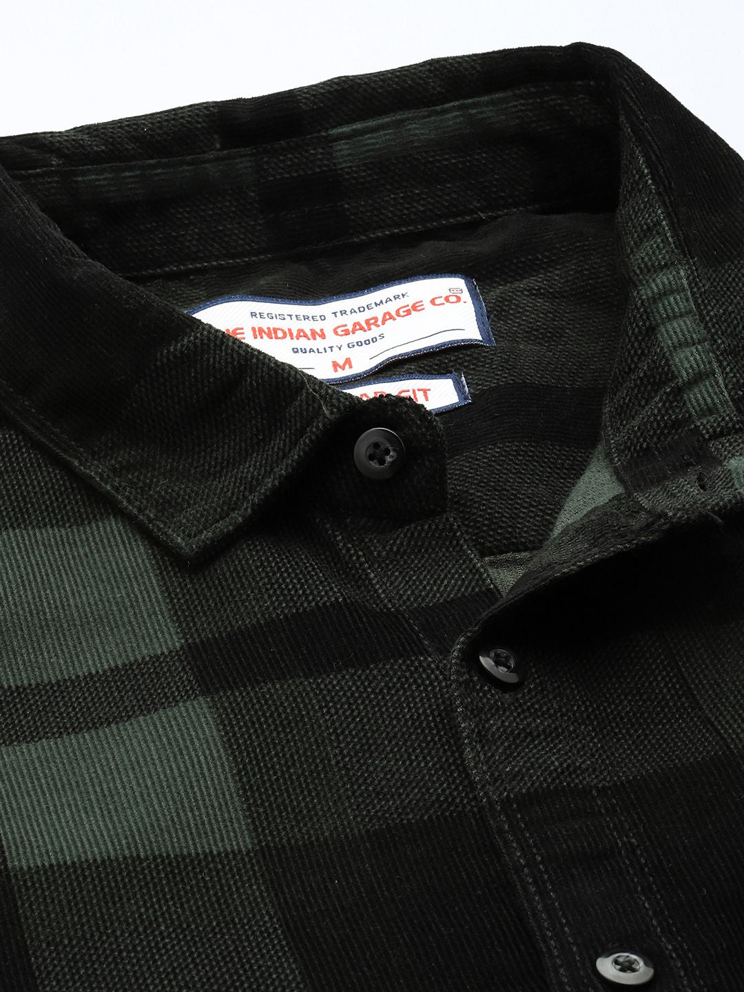 The Indian Garage Co Pure Cotton Checked Casual Shirt