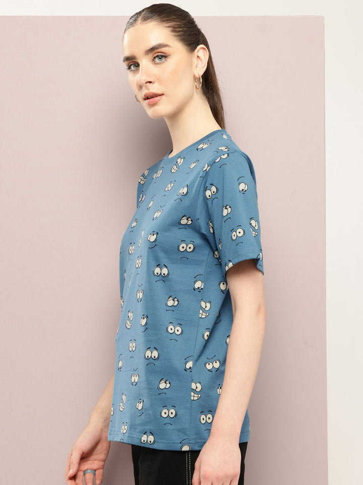 DILLINGER Printed Oversized Super Combed Cotton T-shirt