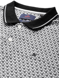 Raymond Printed Polo Collar Pure Cotton T-shirt