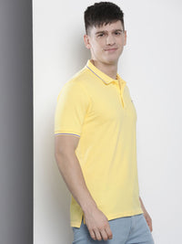 The Indian Garage Co Men Solid Polo Collar T-shirt