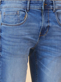 Being Human Men Slim Fit Clean Look Heavy Fade Stretchable Jeans