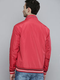 The Indian Garage Co Men Zip-Front Slim Fit Bomber Jacket