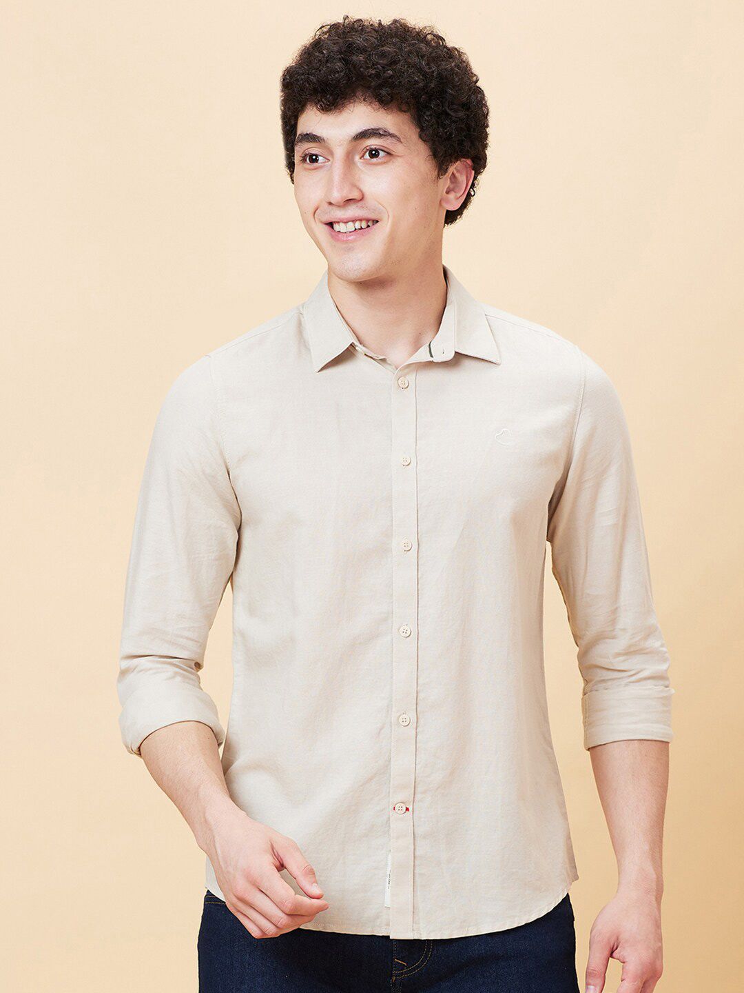 Being Human Slim Fit Long Sleeves Casual Shirt