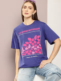DILLINGER Women Graphic Printed Oversized T-shirt