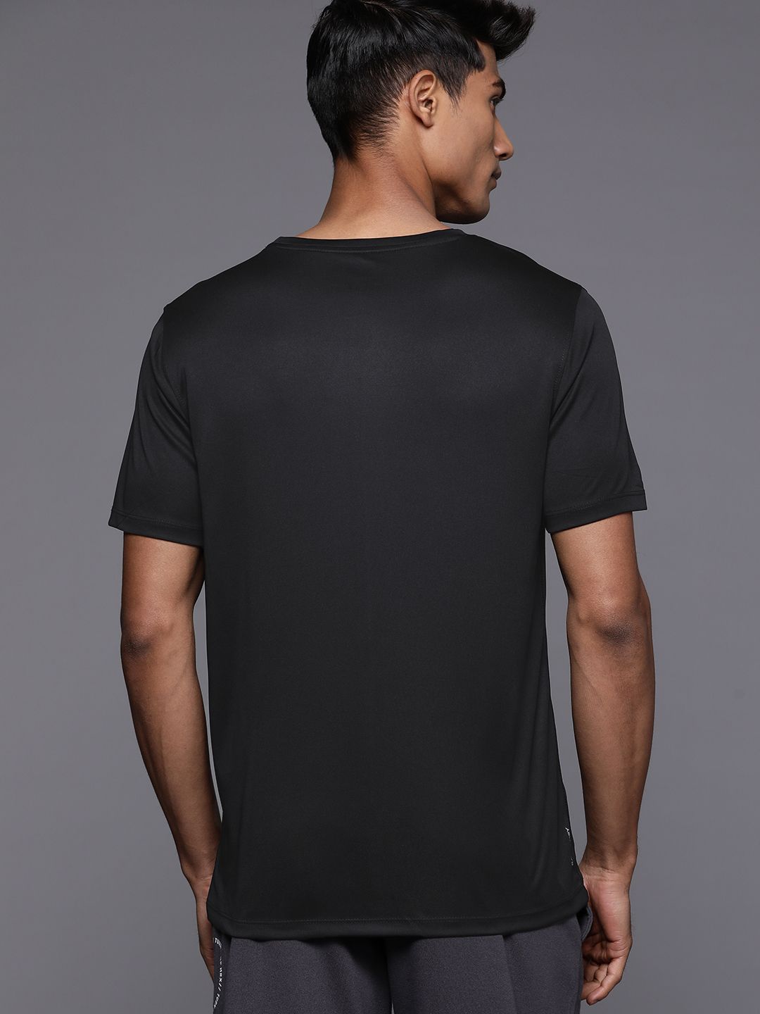 HRX by Hrithik Roshan Men Typography Printed Rapid-Dry Training T-shirt