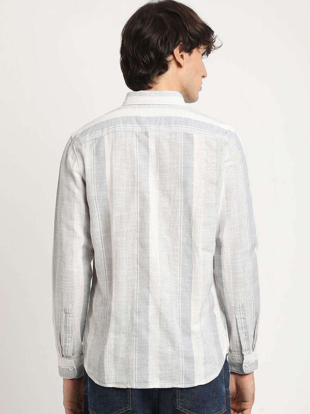 THE BEAR HOUSE Men Slim Fit Opaque Checkered Casual Shirt