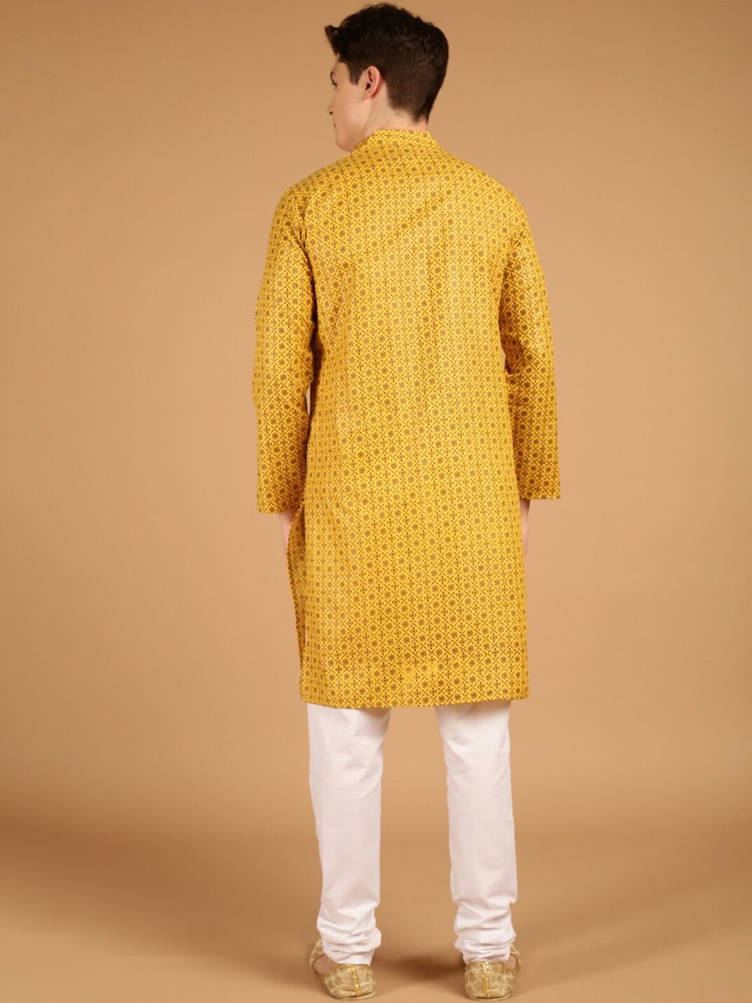 SOJANYA Kurta Linen Kapas Rekaan Tenunan Etnik