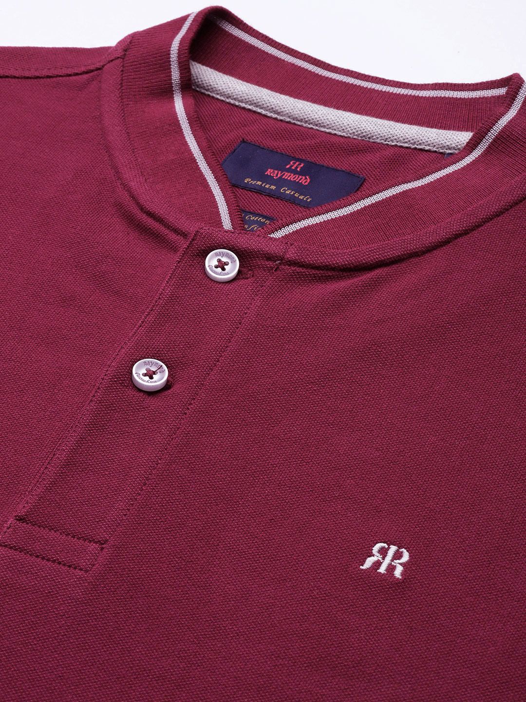 Raymond Henley Neck Pure Cotton Modern Fit T-shirt