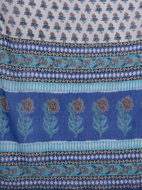 Libas Floral Printed Regular Gotta Patti Pure Cotton Kurta with Palazzos & Dupatta