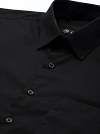 Hancock Relaxed Spread Collar Cotton Formal Shirt