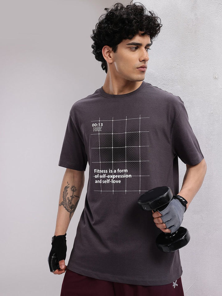 HRX by Hrithik Roshan Printed Rapid-Dry Training T-shirt