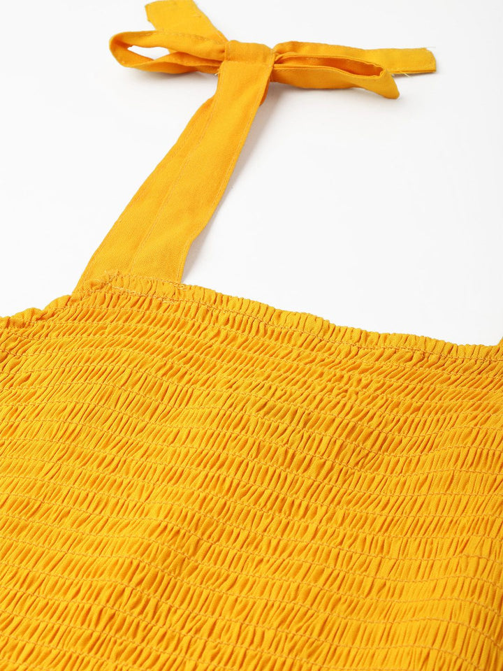 DressBerry Perfect Vacay Vibes Smocked Midi Sundress