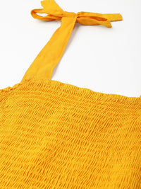 DressBerry Perfect Vacay Vibes Smocked Midi Sundress