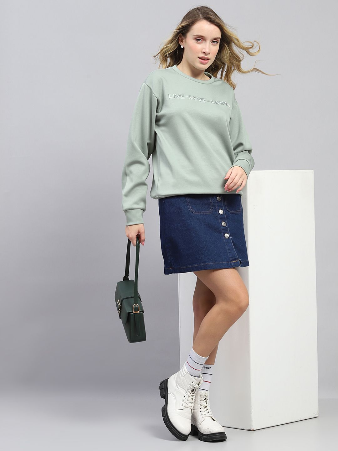 Monte Carlo Typography Printed Sweatshirt