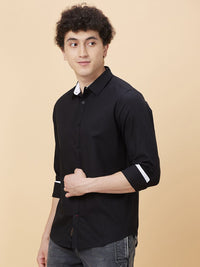 Being Human Slim Fit Spread Collar Long Sleeves Casual Shirt