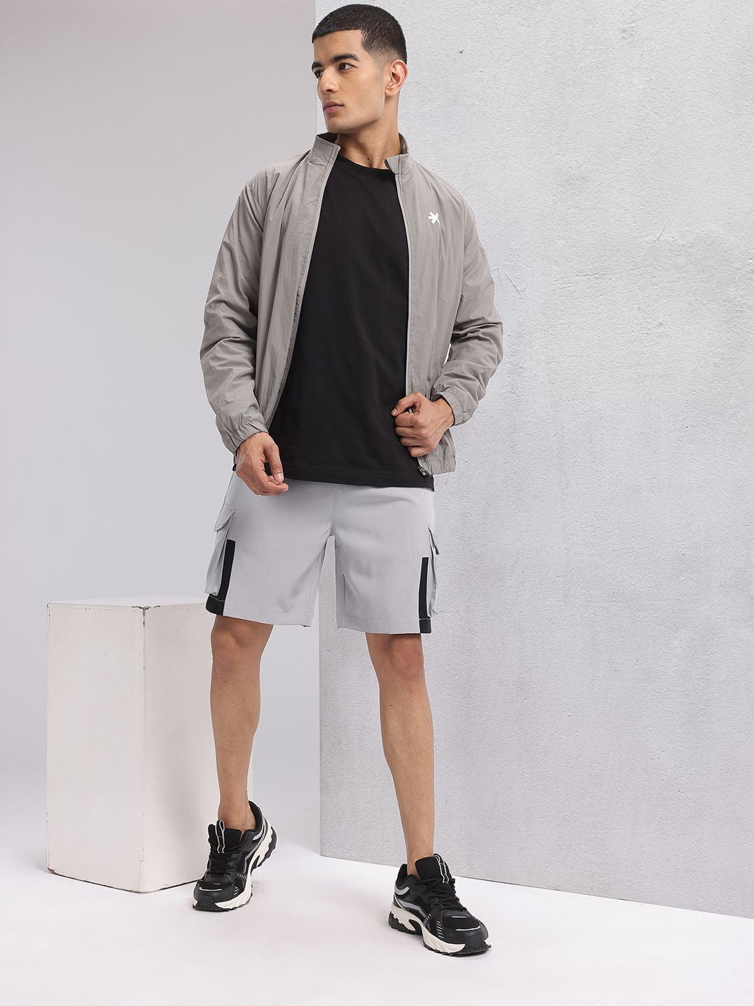 HRX by Hrithik Roshan Men Mid-Rise Cargo-Style Lifestyle Shorts