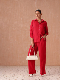 all about you all about you Solid Shirt with Trousers