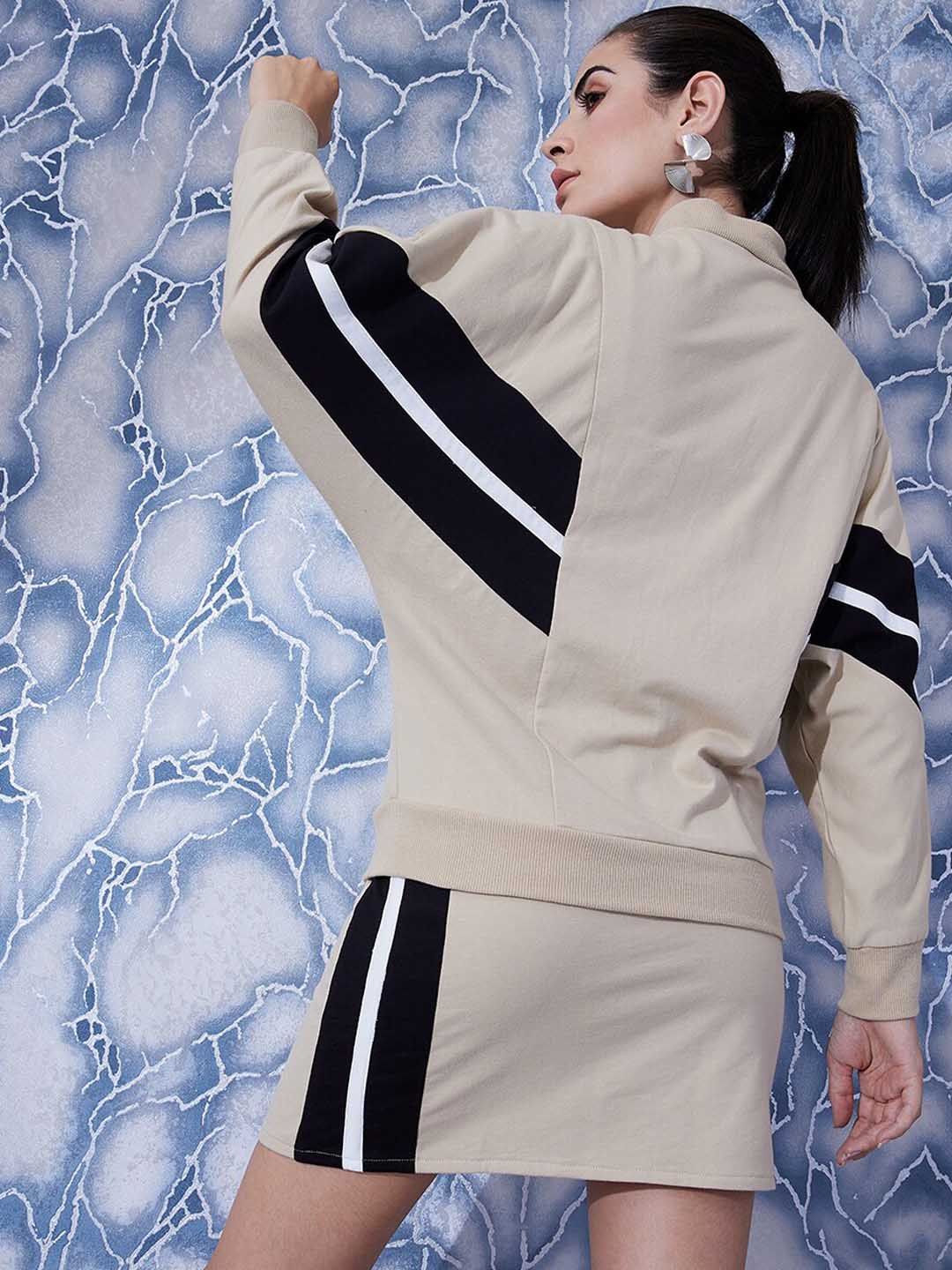 Athena High Neck Sweatshirt & Skirt