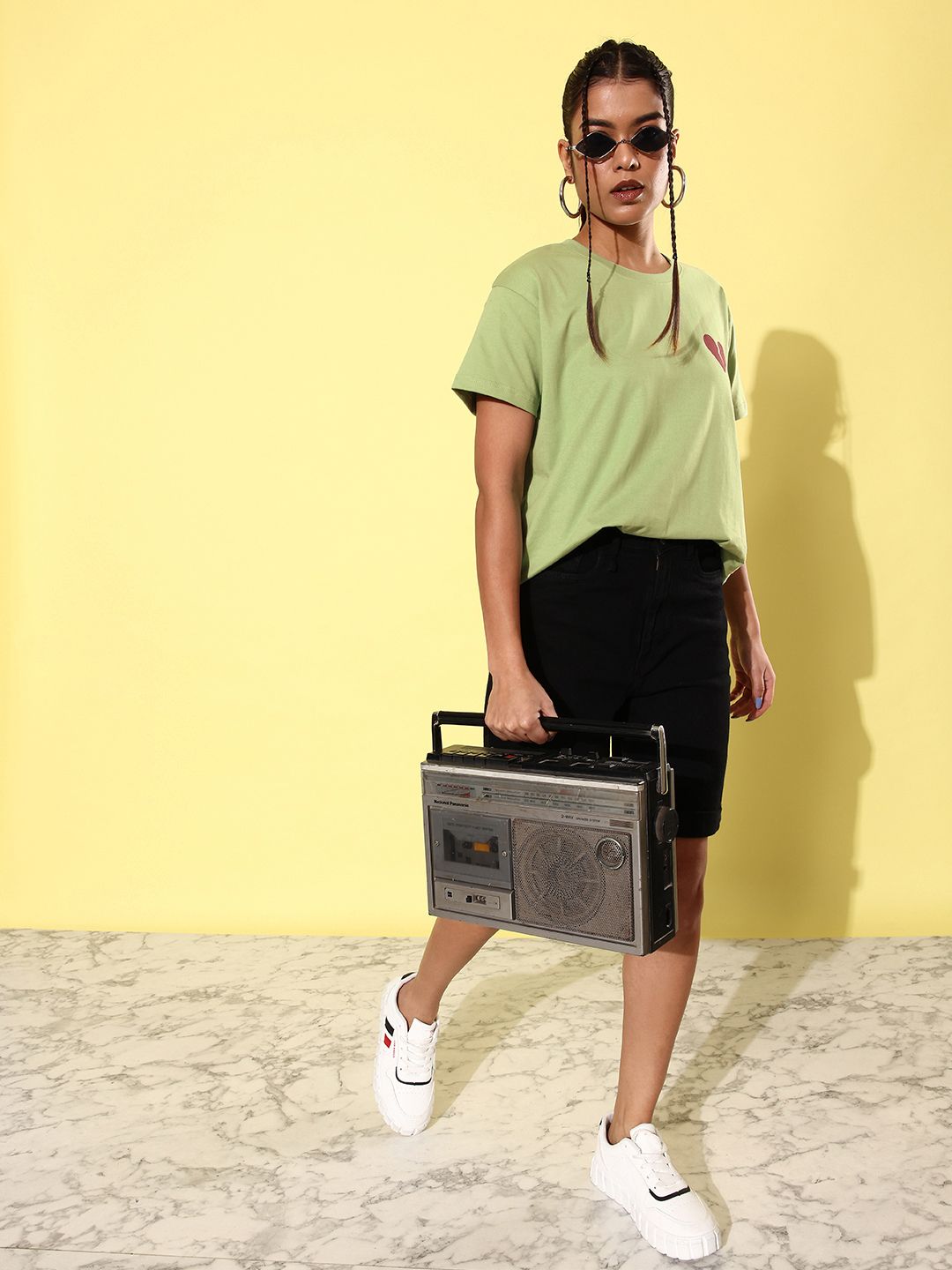 Difference of Opinion Women Printed Boxy T-shirt