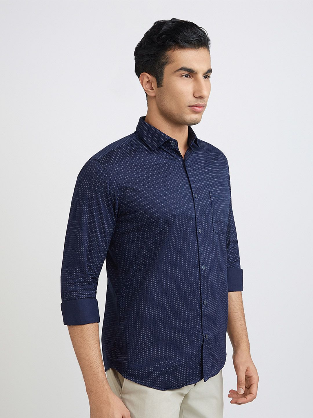 Park Avenue Men Pure Cotton Slim Fit Printed Casual Shirt